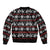 Warrior Of Indian Skull Sleeve Zip Bomber Jacket Native American - Wonder Print Shop