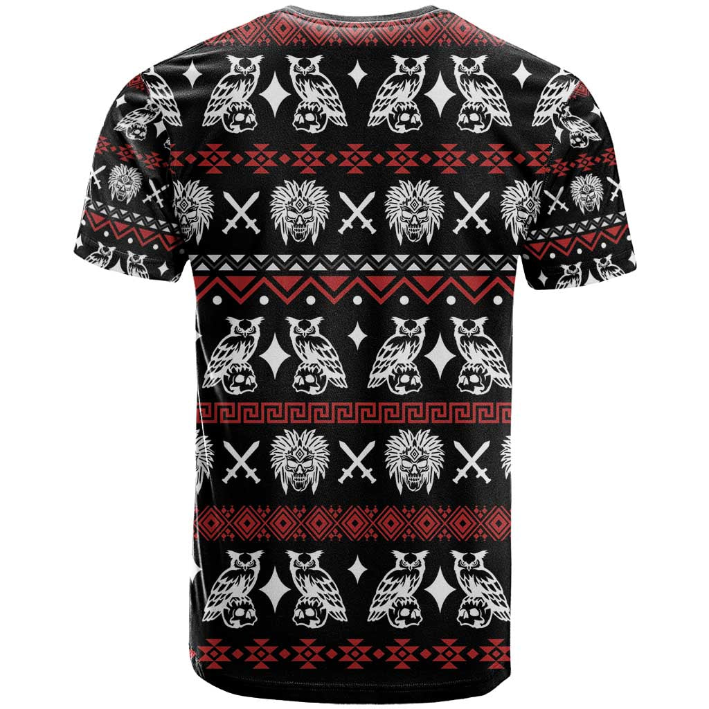 Warrior Of Indian Skull T Shirt Native American - Wonder Print Shop