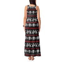 Warrior Of Indian Skull Tank Maxi Dress Native American - Wonder Print Shop