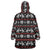 Warrior Of Indian Skull Wearable Blanket Hoodie Native American - Wonder Print Shop