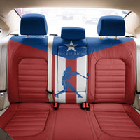 Puerto Rican Baseball Back Car Seat Cover Boricua Flag Sports