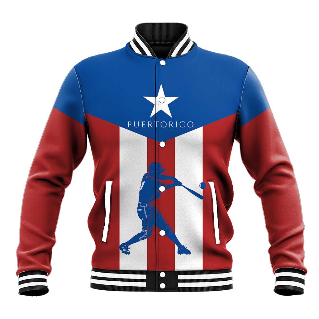 Puerto Rican Baseball Baseball Jacket Boricua Flag Sports