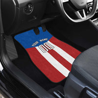 Puerto Rican Baseball Car Mats Boricua Flag Sports