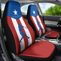 Puerto Rican Baseball Car Seat Cover Boricua Flag Sports