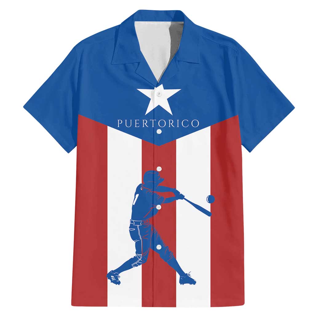 Puerto Rican Baseball Family Matching Mermaid Dress and Hawaiian Shirt Boricua Flag Sports