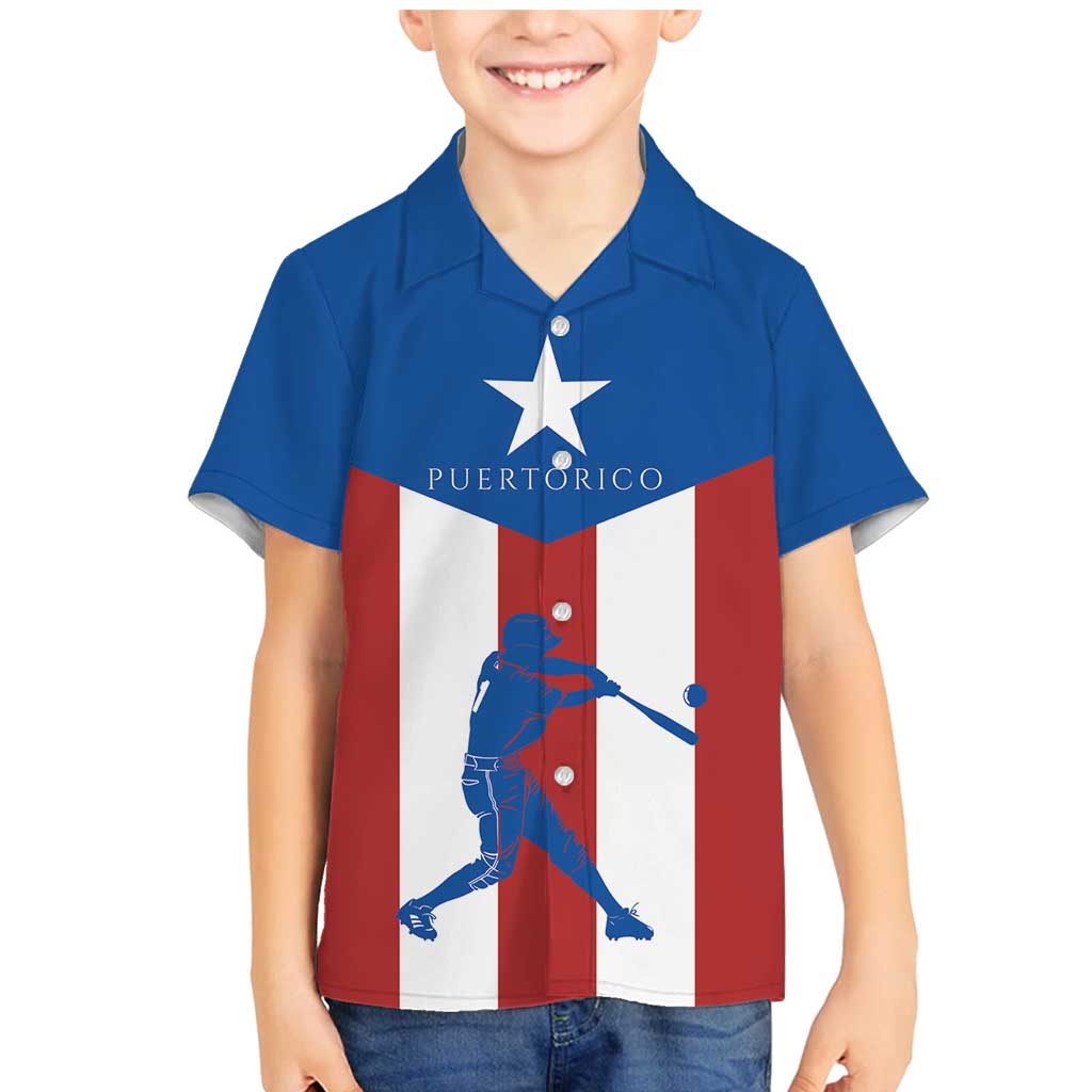 Puerto Rican Baseball Family Matching Mermaid Dress and Hawaiian Shirt Boricua Flag Sports