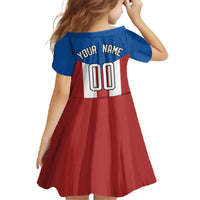 Puerto Rican Baseball Family Matching Off The Shoulder Long Sleeve Dress and Hawaiian Shirt Boricua Flag Sports