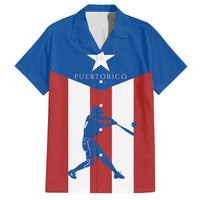 Puerto Rican Baseball Family Matching Off The Shoulder Long Sleeve Dress and Hawaiian Shirt Boricua Flag Sports