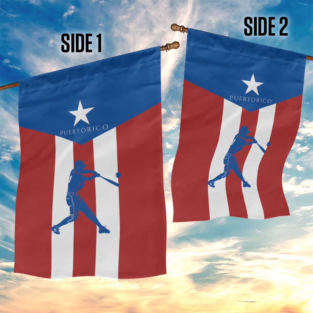 Puerto Rican Baseball Garden Flag Boricua Flag Sports