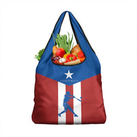 Puerto Rican Baseball Grocery Bag Boricua Flag Sports