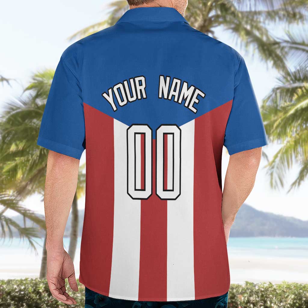 Puerto Rican Baseball Hawaiian Shirt Boricua Flag Sports