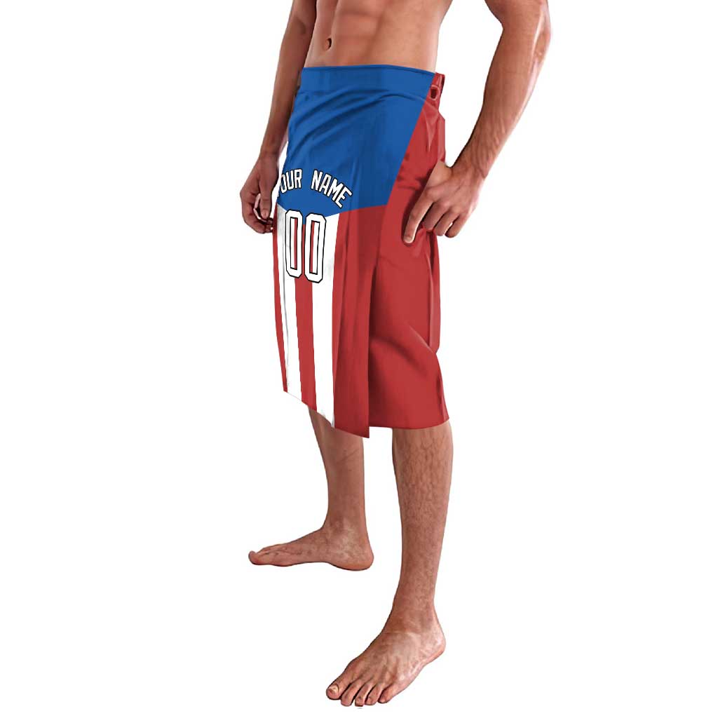 Puerto Rican Baseball Lavalava Boricua Flag Sports