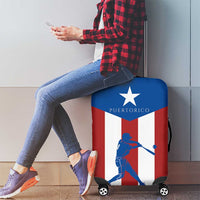 Puerto Rican Baseball Luggage Cover Boricua Flag Sports