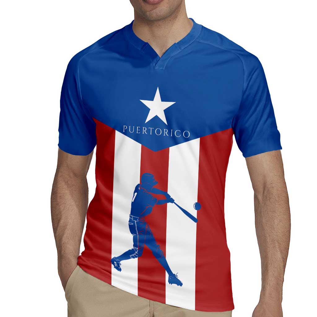 Puerto Rican Baseball Rugby Jersey Boricua Flag Sports