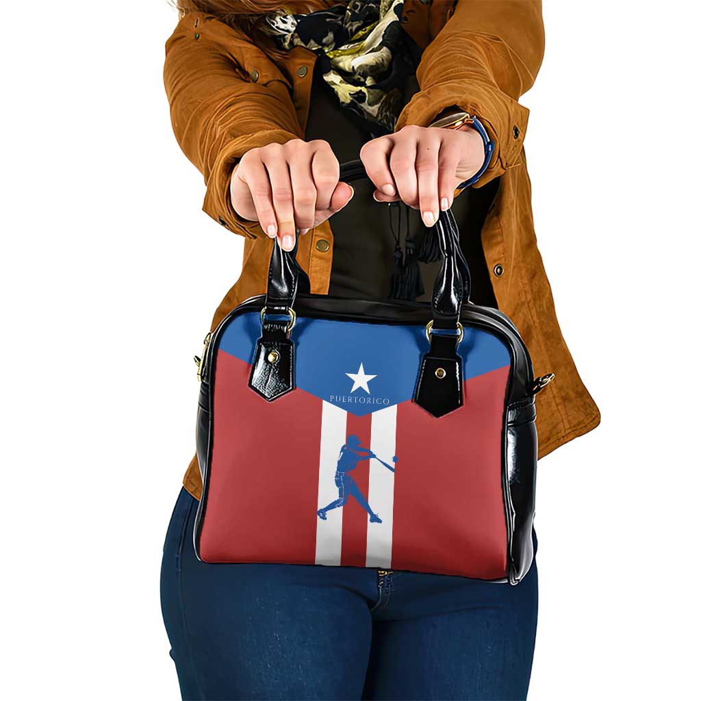 Puerto Rican Baseball Shoulder Handbag Boricua Flag Sports