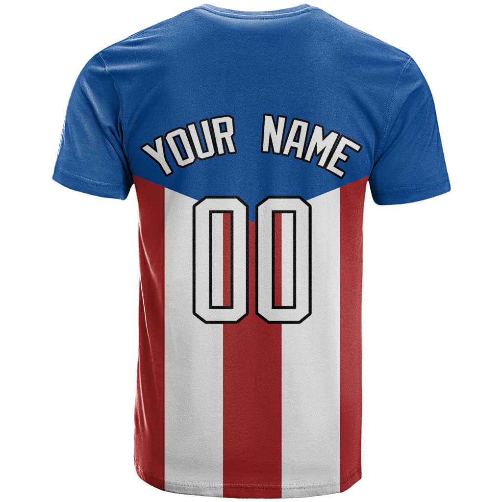 Puerto Rican Baseball T Shirt Boricua Flag Sports