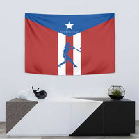 Puerto Rican Baseball Tapestry Boricua Flag Sports