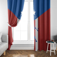 Puerto Rican Baseball Window Curtain Boricua Flag Sports