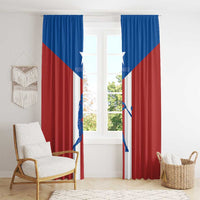 Puerto Rican Baseball Window Curtain Boricua Flag Sports