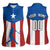 Puerto Rican Baseball Women Sleeveless Polo Shirt Boricua Flag Sports