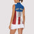 Puerto Rican Baseball Women Sleeveless Polo Shirt Boricua Flag Sports