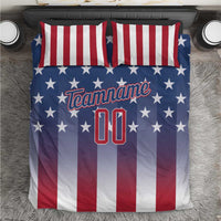 Personalized Team Name American Bedding Set USA Flag Fashion Sports