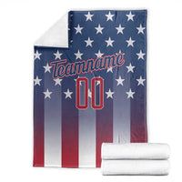 Personalized Team Name American Blanket USA Flag Fashion Sports