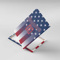 Personalized Team Name American Canvas Wall Art USA Flag Fashion Sports