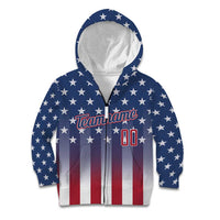Personalized Team Name American Kid Hoodie USA Flag Fashion Sports