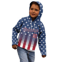 Personalized Team Name American Kid Hoodie USA Flag Fashion Sports