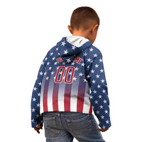 Personalized Team Name American Kid Hoodie USA Flag Fashion Sports