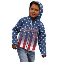 Personalized Team Name American Kid Hoodie USA Flag Fashion Sports