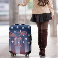 Personalized Team Name American Luggage Cover USA Flag Fashion Sports