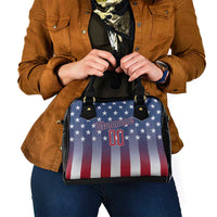 Personalized Team Name American Shoulder Handbag USA Flag Fashion Sports
