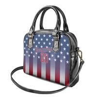 Personalized Team Name American Shoulder Handbag USA Flag Fashion Sports