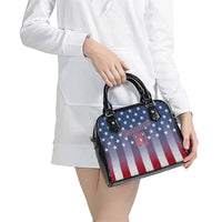 Personalized Team Name American Shoulder Handbag USA Flag Fashion Sports