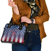 Personalized Team Name American Shoulder Handbag USA Flag Fashion Sports