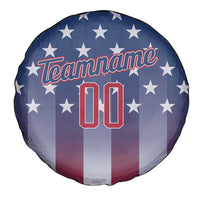 Personalized Team Name American Spare Tire Cover USA Flag Fashion Sports