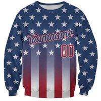 Personalized Team Name American Sweatshirt USA Flag Fashion Sports