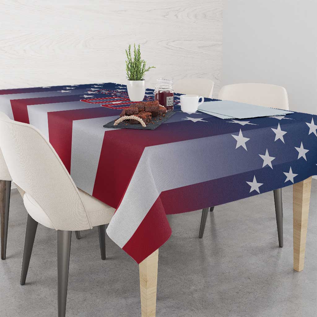 Personalized Team Name American Tablecloth USA Flag Fashion Sports