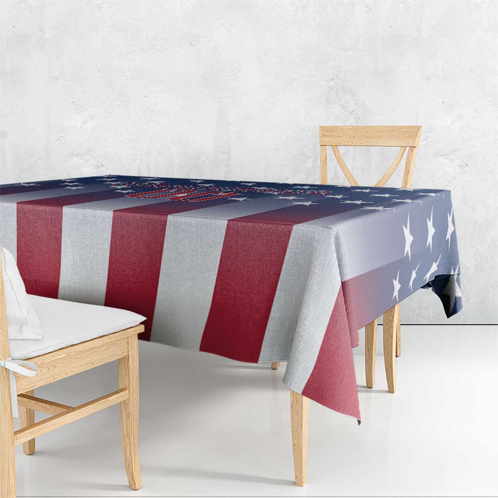 Personalized Team Name American Tablecloth USA Flag Fashion Sports
