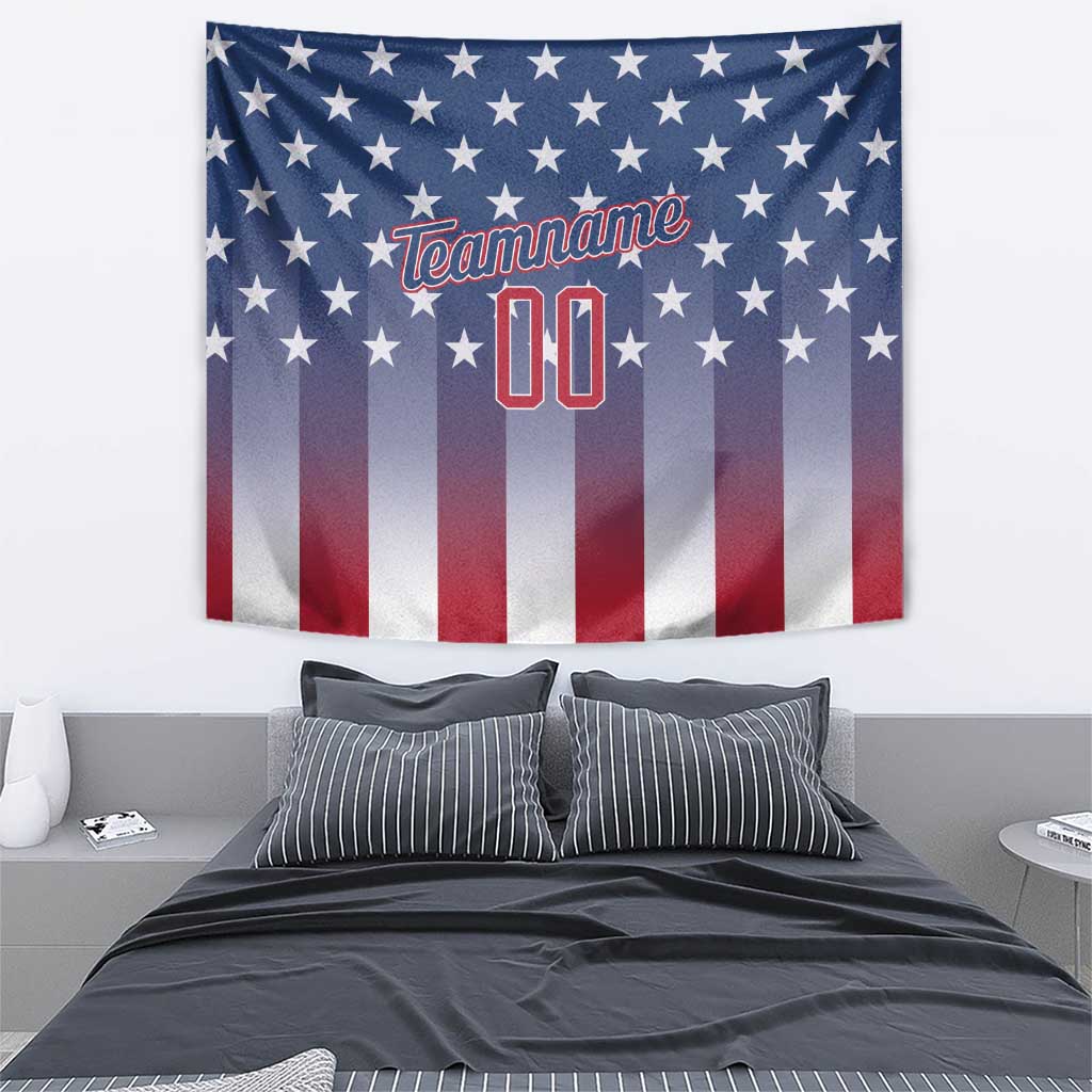 Personalized Team Name American Tapestry USA Flag Fashion Sports