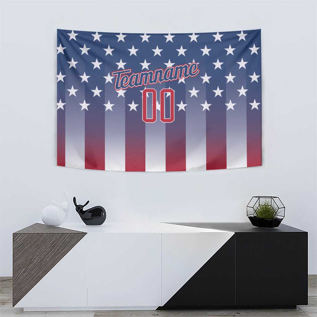 Personalized Team Name American Tapestry USA Flag Fashion Sports