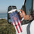 Personalized Team Name American Tumbler With Handle USA Flag Fashion Sports