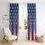 Personalized Team Name American Window Curtain USA Flag Fashion Sports