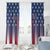 Personalized Team Name American Window Curtain USA Flag Fashion Sports