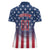 Personalized Team Name American Women Polo Shirt USA Flag Fashion Sports