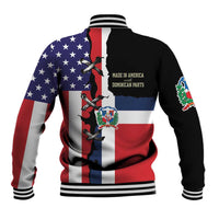 Dominican Republic Baseball Jacket Made In America with Dominican Parts DT03