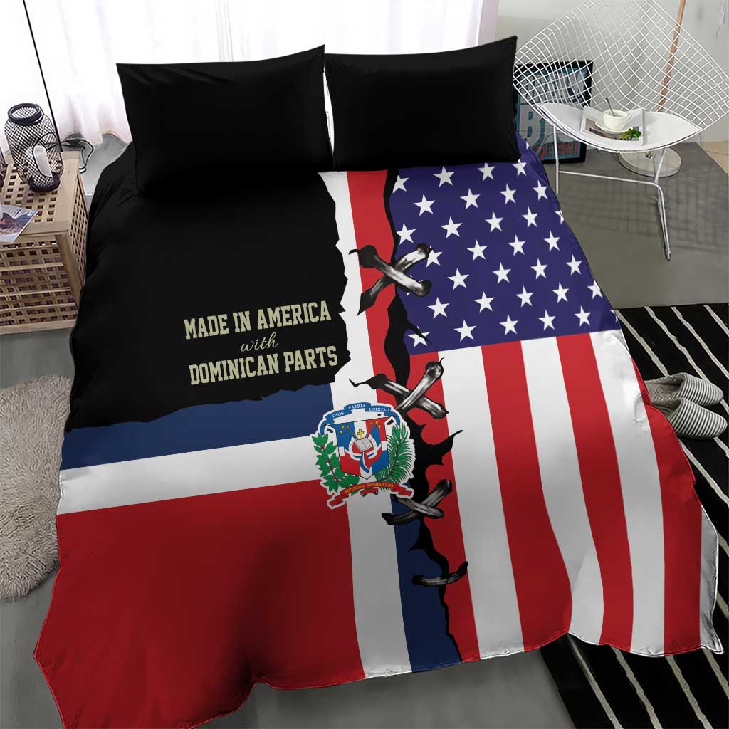 Dominican Republic Bedding Set Made In America with Dominican Parts DT03