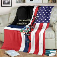 Dominican Republic Blanket Made In America with Dominican Parts DT03